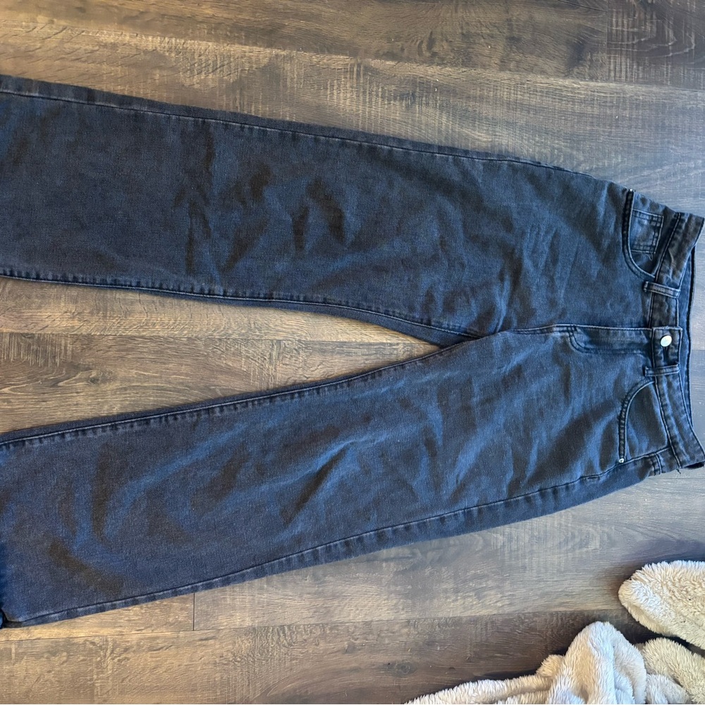 Amazon Women's High Rise Jeans - Dark Gray